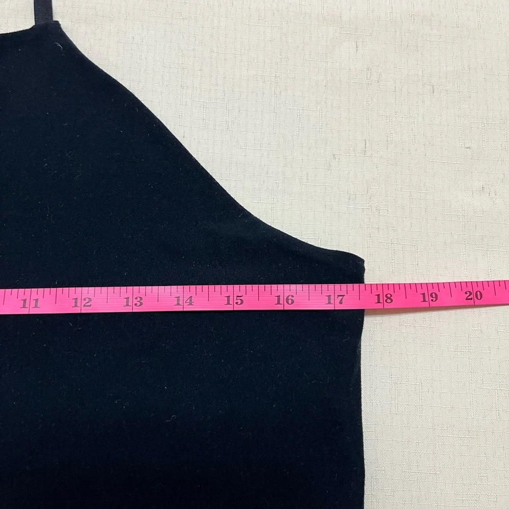 Abercrombie & Fitch XL black soft A&F collection cropped high neck tank